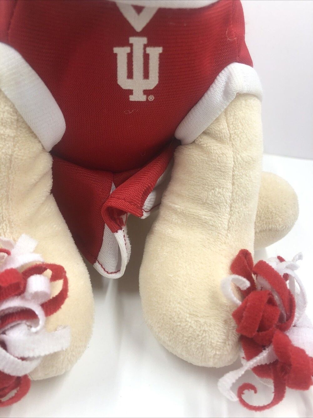 Indiana Hoosiers Stuffed Dog Plush Cheerleader 9 Inches. Please Read - Picture 6 of 16
